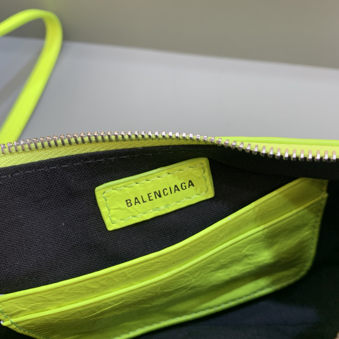 Balenciaga Le Cagole Mini Bag With Chain Shoulder Bag Lemon Yellow